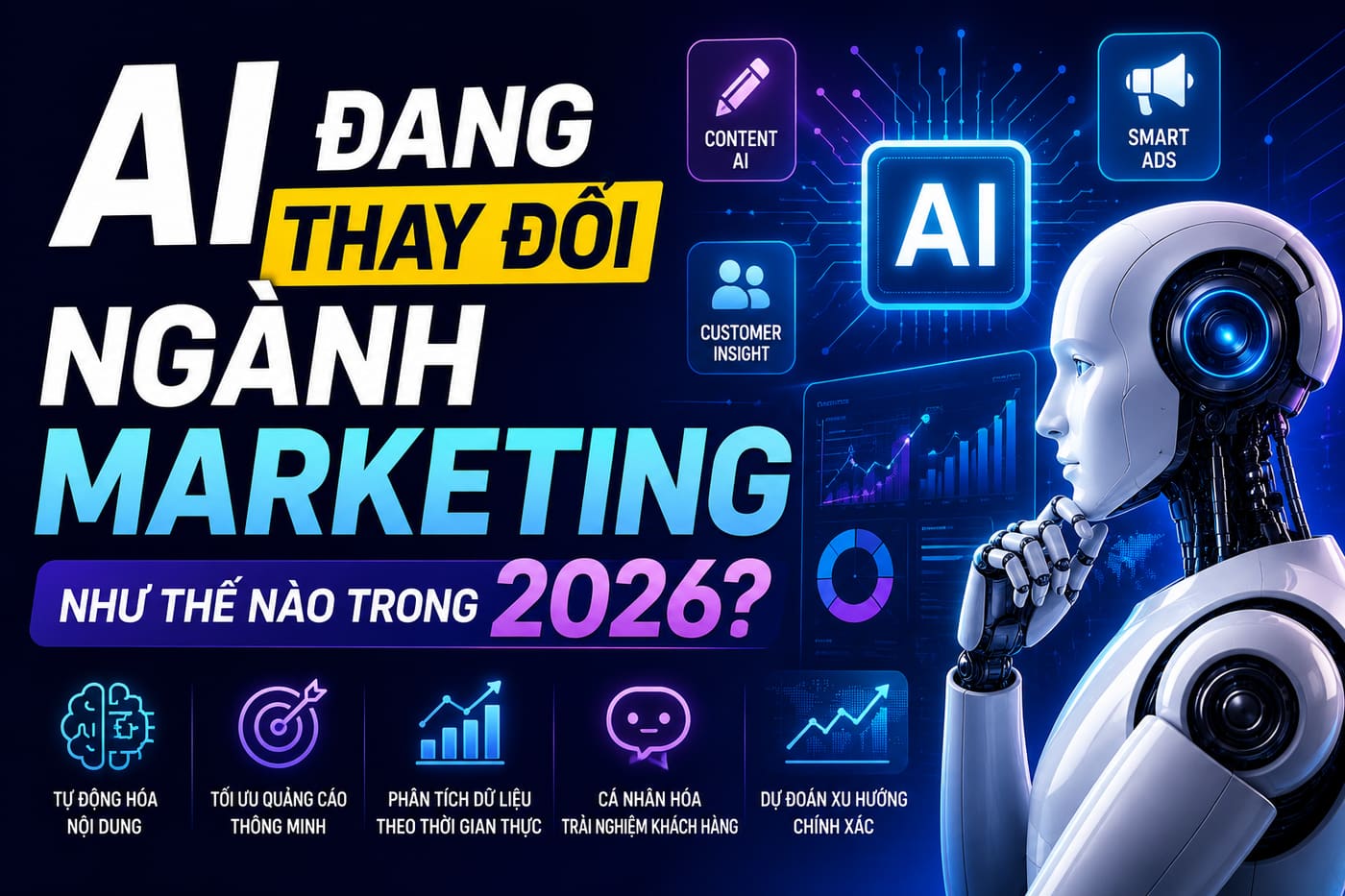 AI đang thay đổi ngành Marketing như thế nào trong 2026?