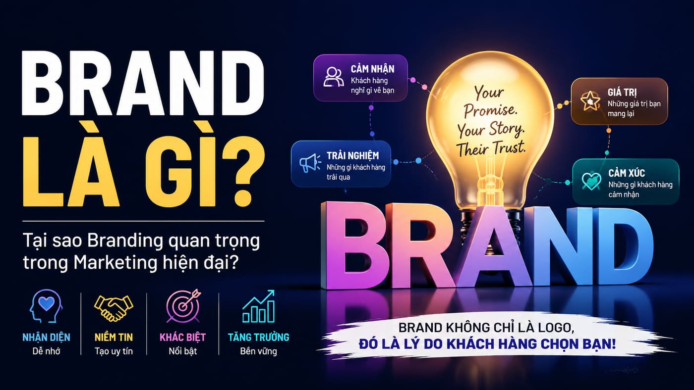 Brand là gì? Tại sao Branding quan trọng trong Marketing hiện đại?