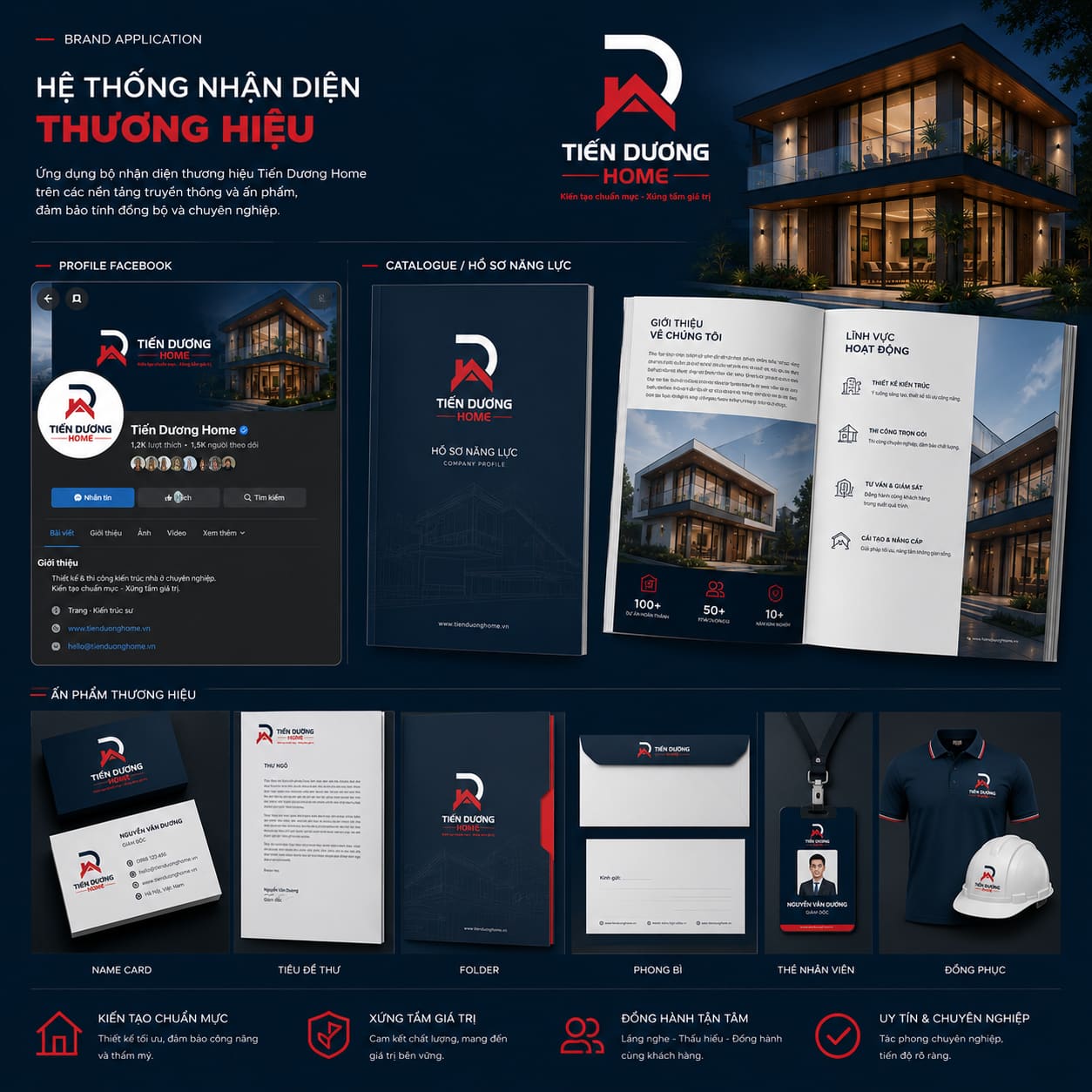 TIẾN DƯƠNG HOME-Brand Identity Design