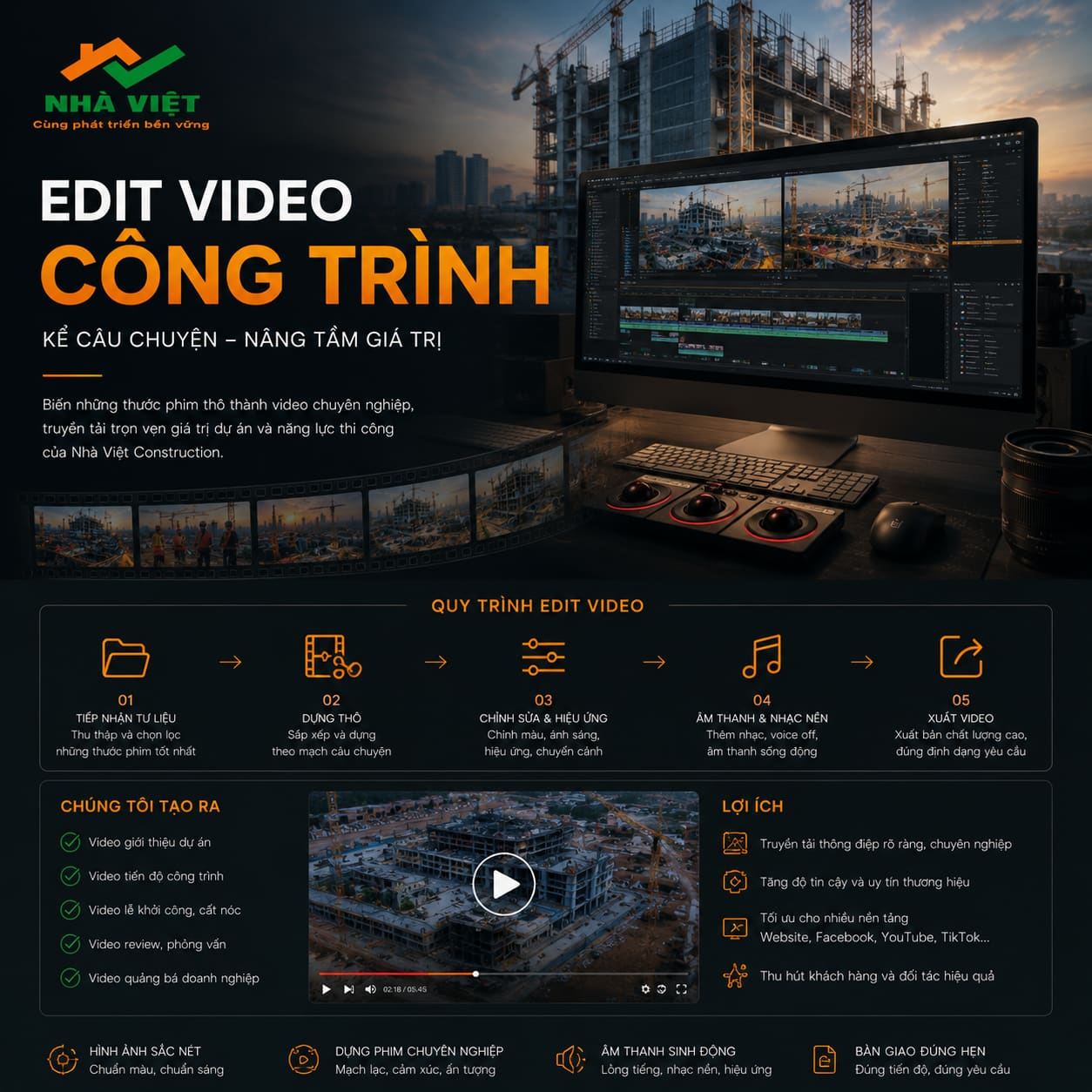 VIDEO PRODUCTION - LỄ CẤT NÓC EDEN LUXURY HOTEL