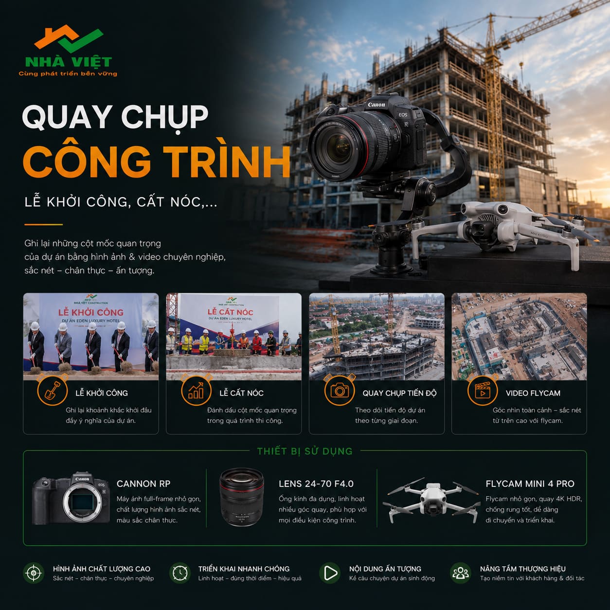 VIDEO PRODUCTION - LỄ CẤT NÓC EDEN LUXURY HOTEL
